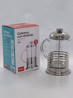 Cafetera de émbolo 03 pocillos (Brazil) - BAZAR DE LA ESQUINA